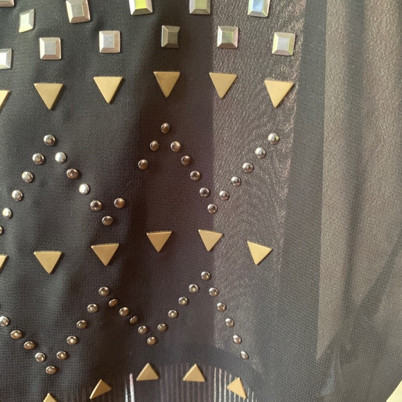 Charlotte Russe sheer tank with gems - Picture 3 of 5